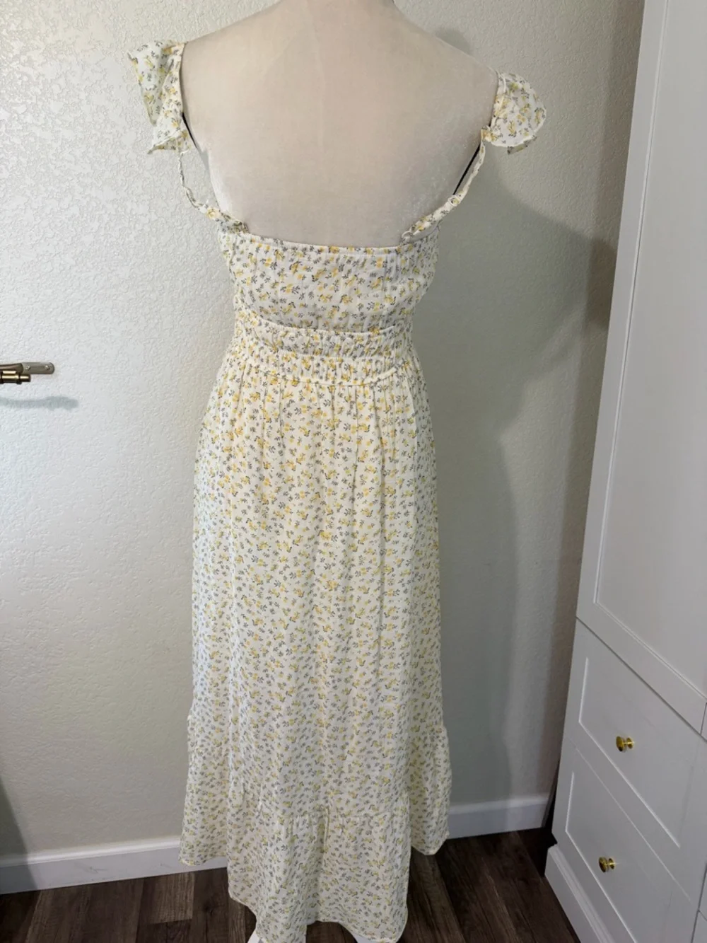 Derek Heart Floral Maxi Romantic Dress - Picture 6 of 9